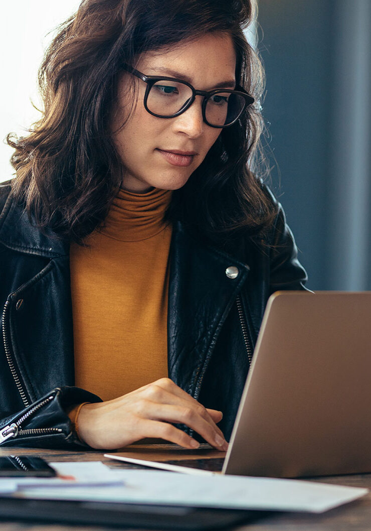 Woman on laptop